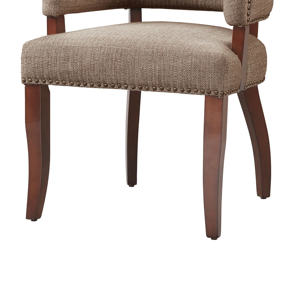 Dawson - Arm Dining Chair - Brown