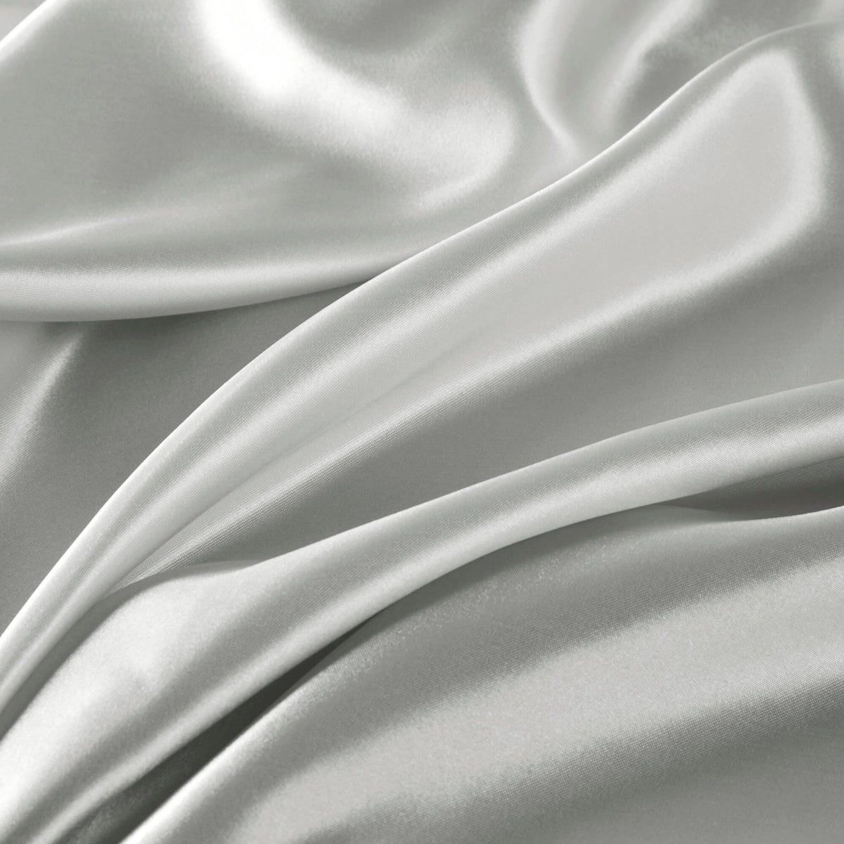 Satin - Queen Wrinkle - Free Luxurious (Set of 6) - Light Gray