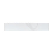 Side Splash With Backsplash For Bathroom Vanity Top - White