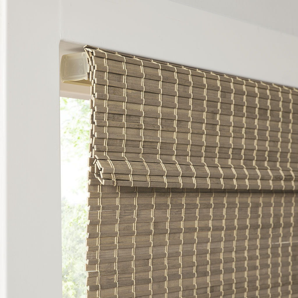 Eastfield - 33" Light Filtering Roman Shade - Natural Ash