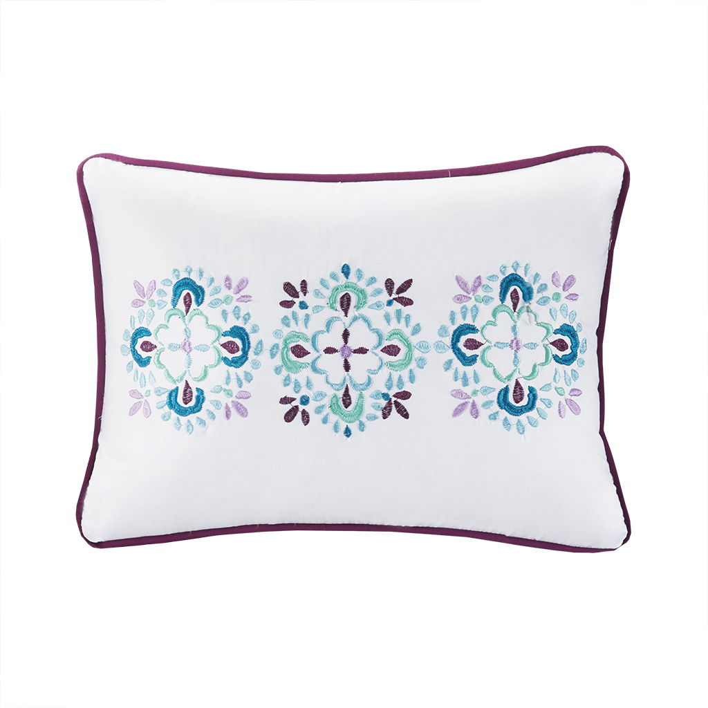 Joni - 6 Piece Boho Reversible Daybed Set - Purple