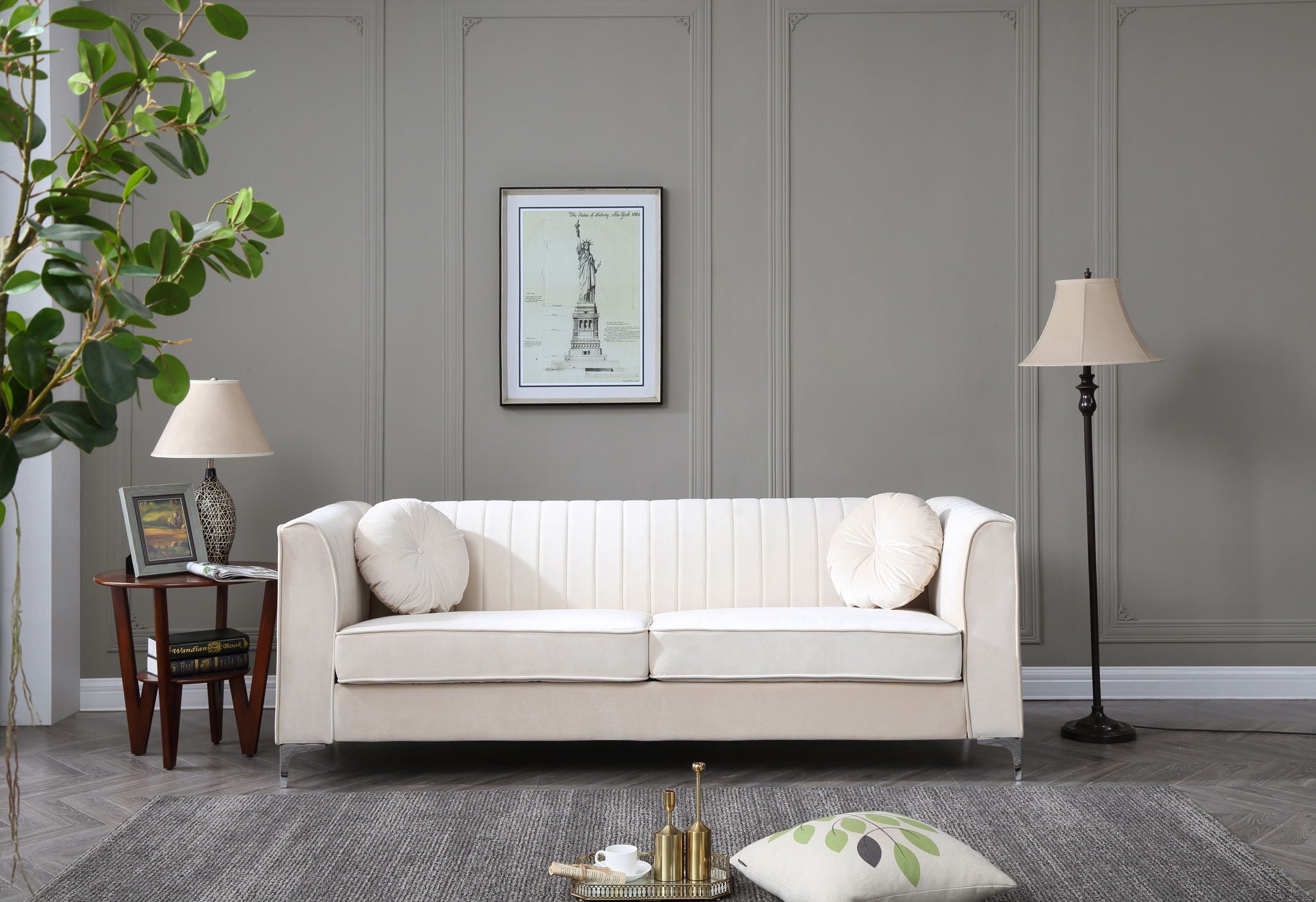 Delray - Micro Suede Sofa