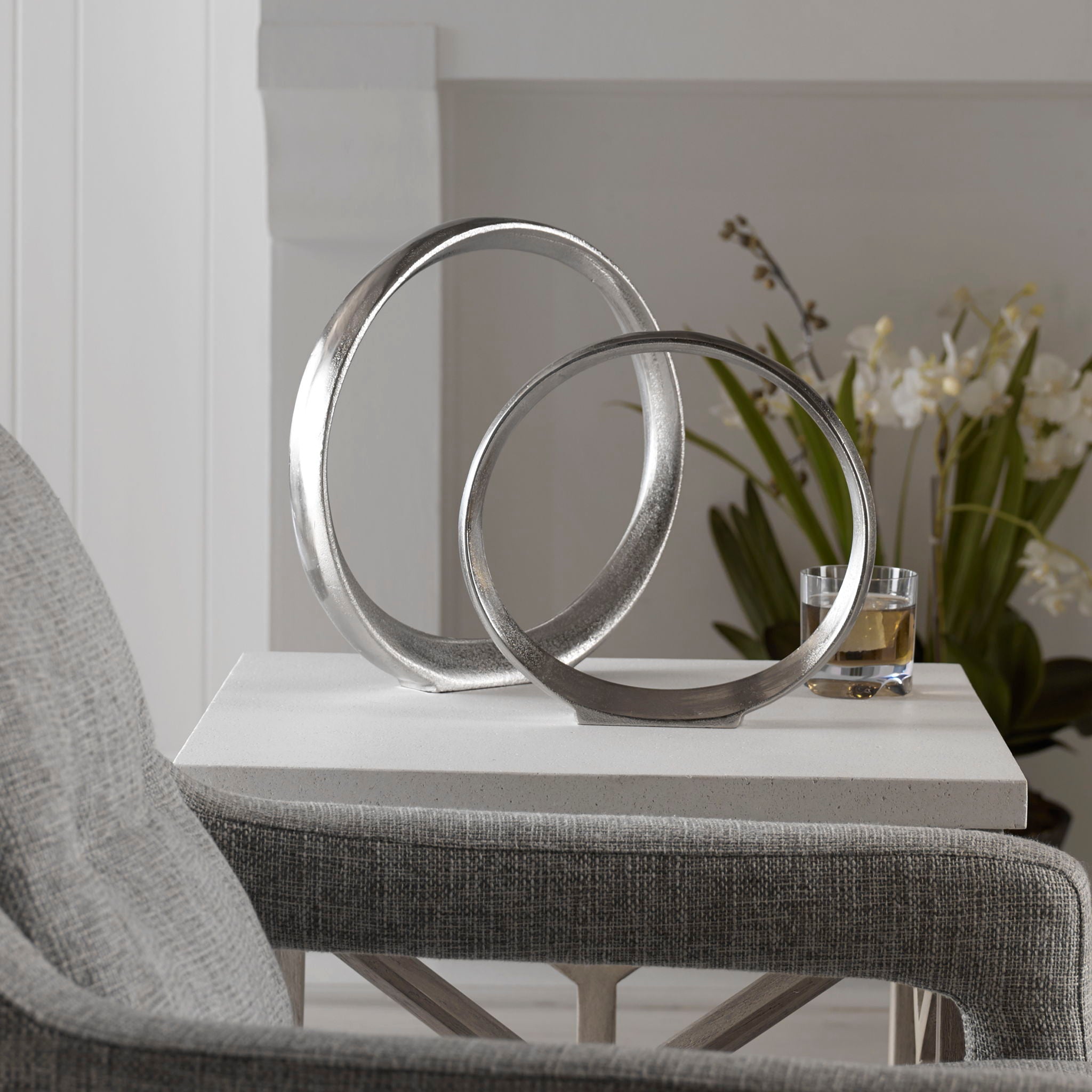Orbits - Ring Sculptures (Set of 2)