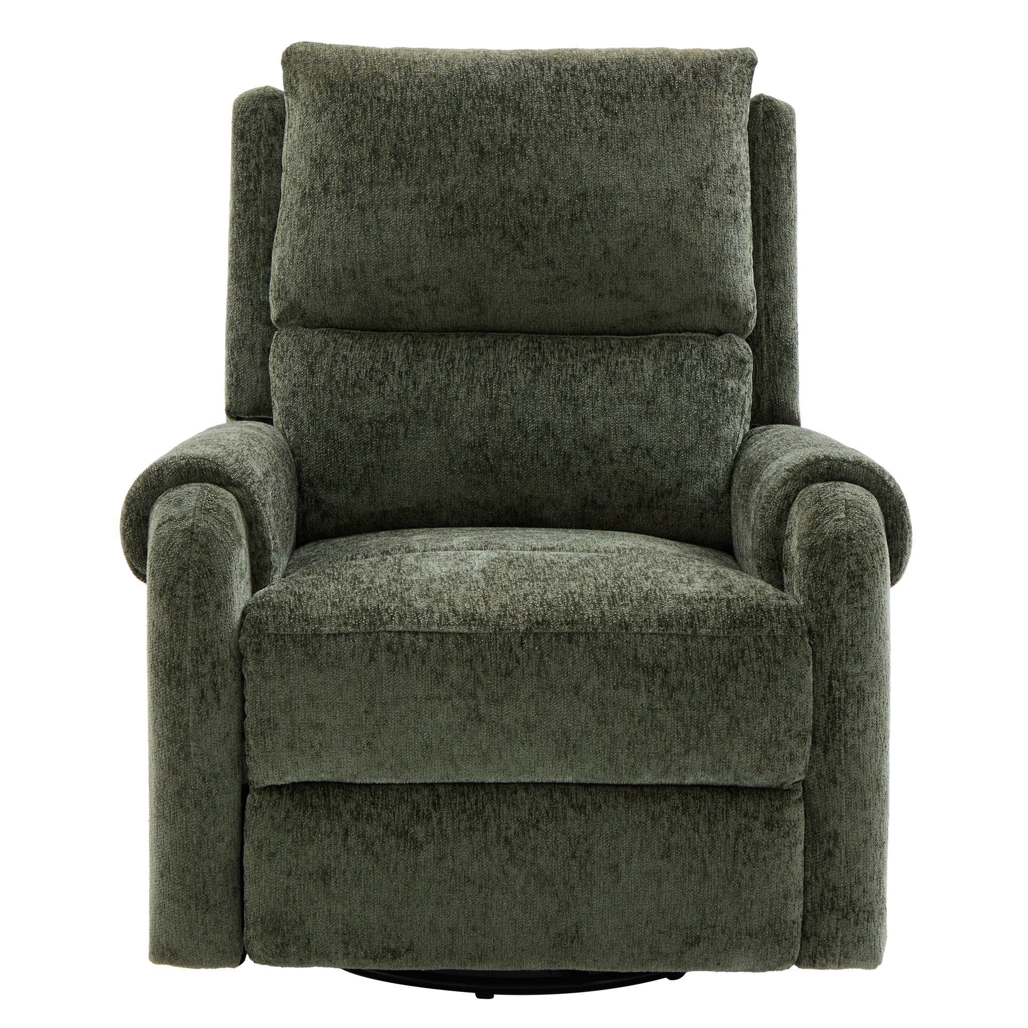 Manual Recliner Massage Chair With Swivel Rocker, 8 Massage Modes, Side Storage Pocket