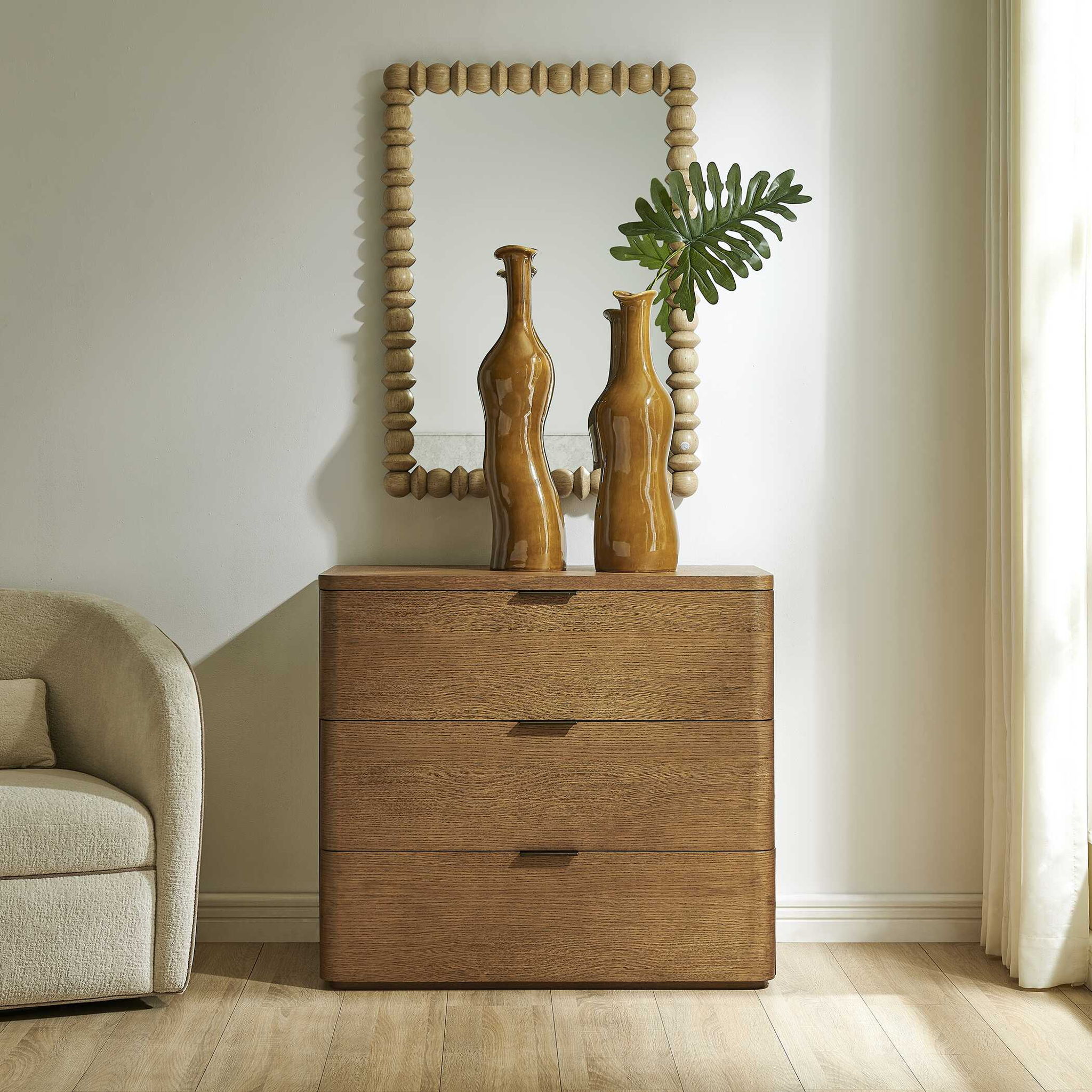 Duluth - Oak 3 Drawer Chest - Woodtone