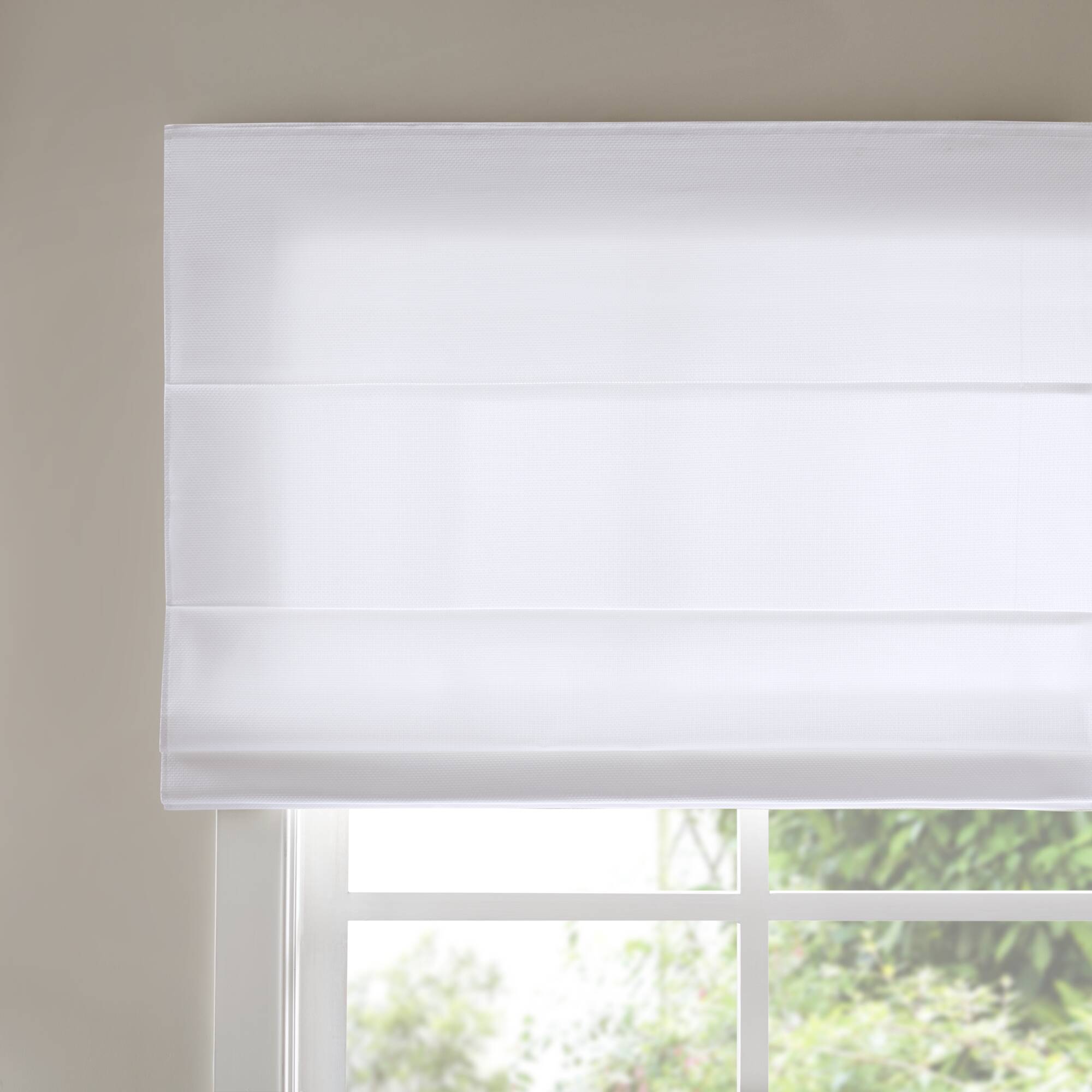 Galen Matte - 39x64" Cordless Roman Blind Galen Matte Fabric - Matte White