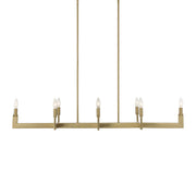 Cordoba - 8 Light Linear Chandelier - Gold