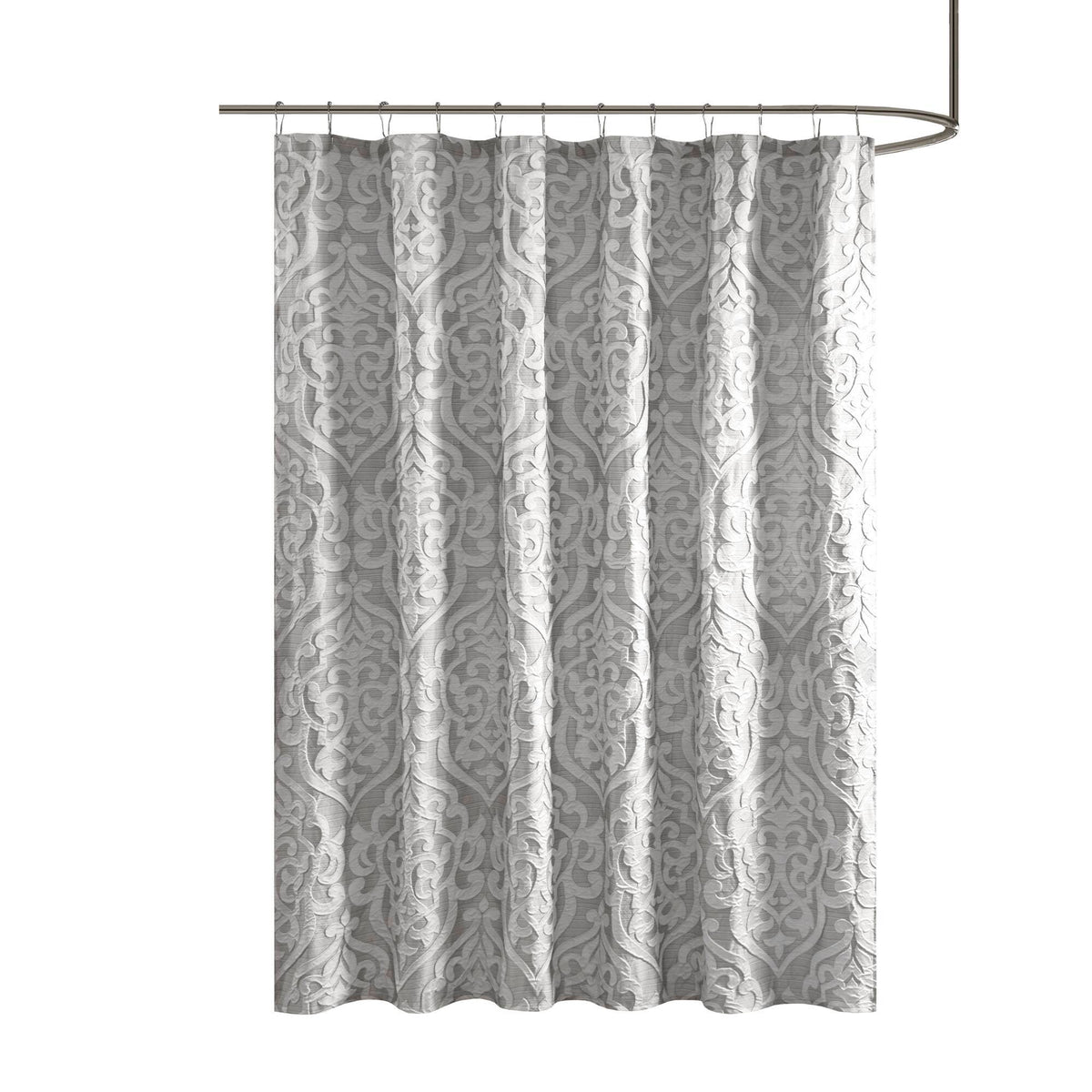 Odette - Shower Curtain - Silver