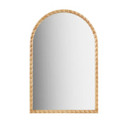 Montra - Arched Braided Wood Wall Mirror - Natural