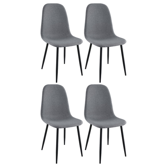 Jazmine - Upholstered Dining Chair (Set of 4) - Gray