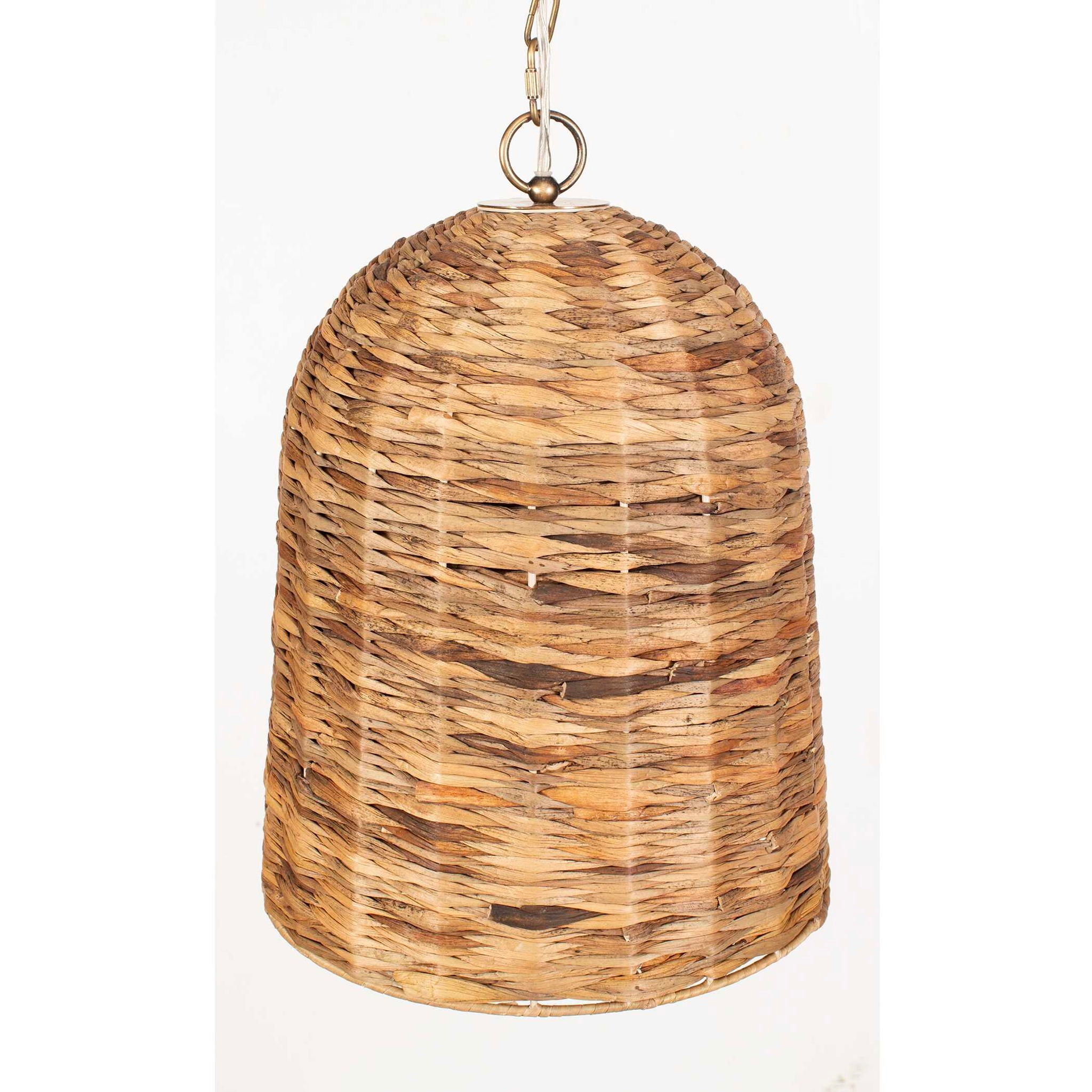 Rotorua - 1 Light Sea Grass Pendant - Light Brown