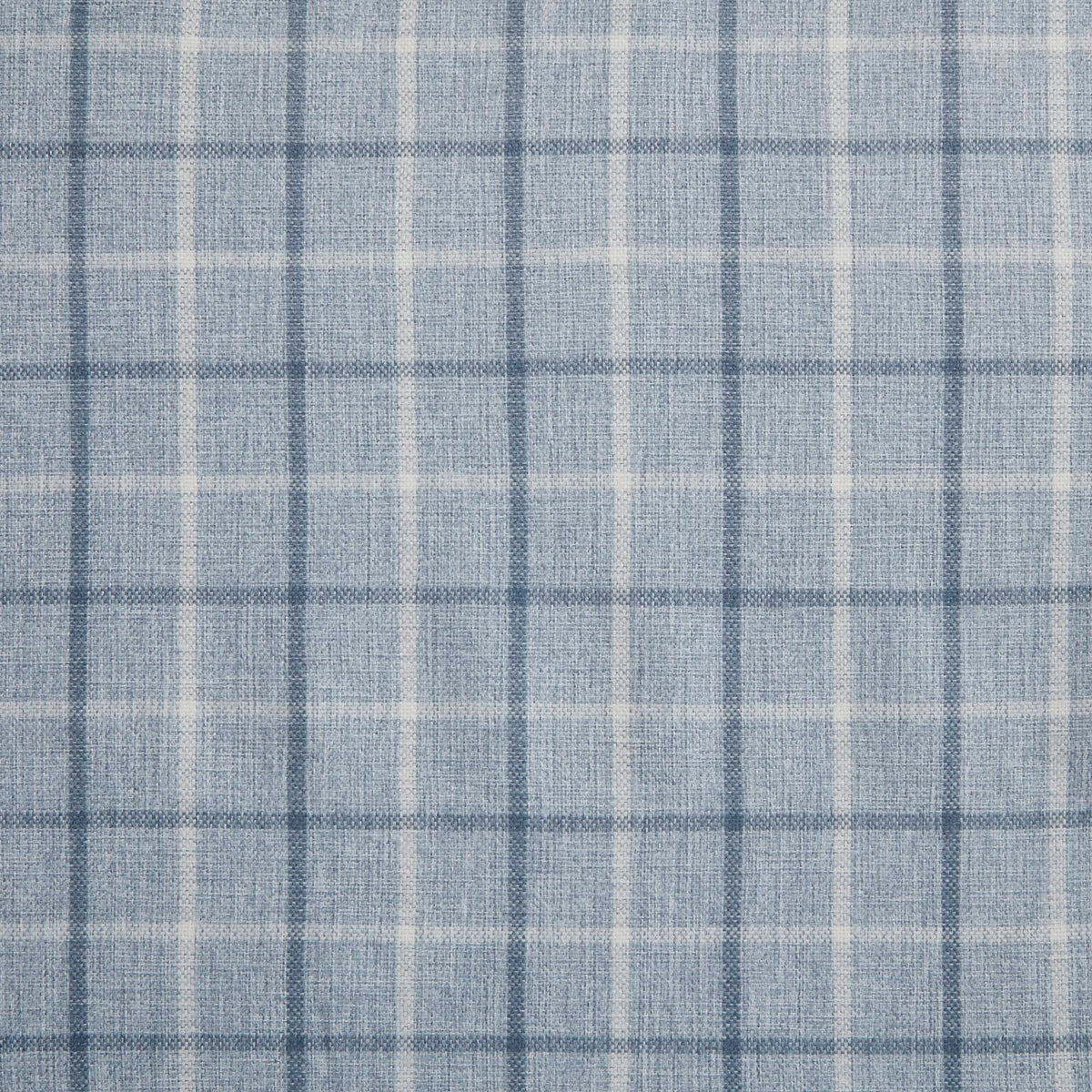 Anaheim - 50x95" Plaid Rod Pocket And Back Tab Curtain Panel With Fleece Lining - Denim Blue
