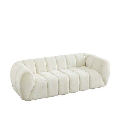 Quilted Cloud Sofa, Three-Seater - Beige