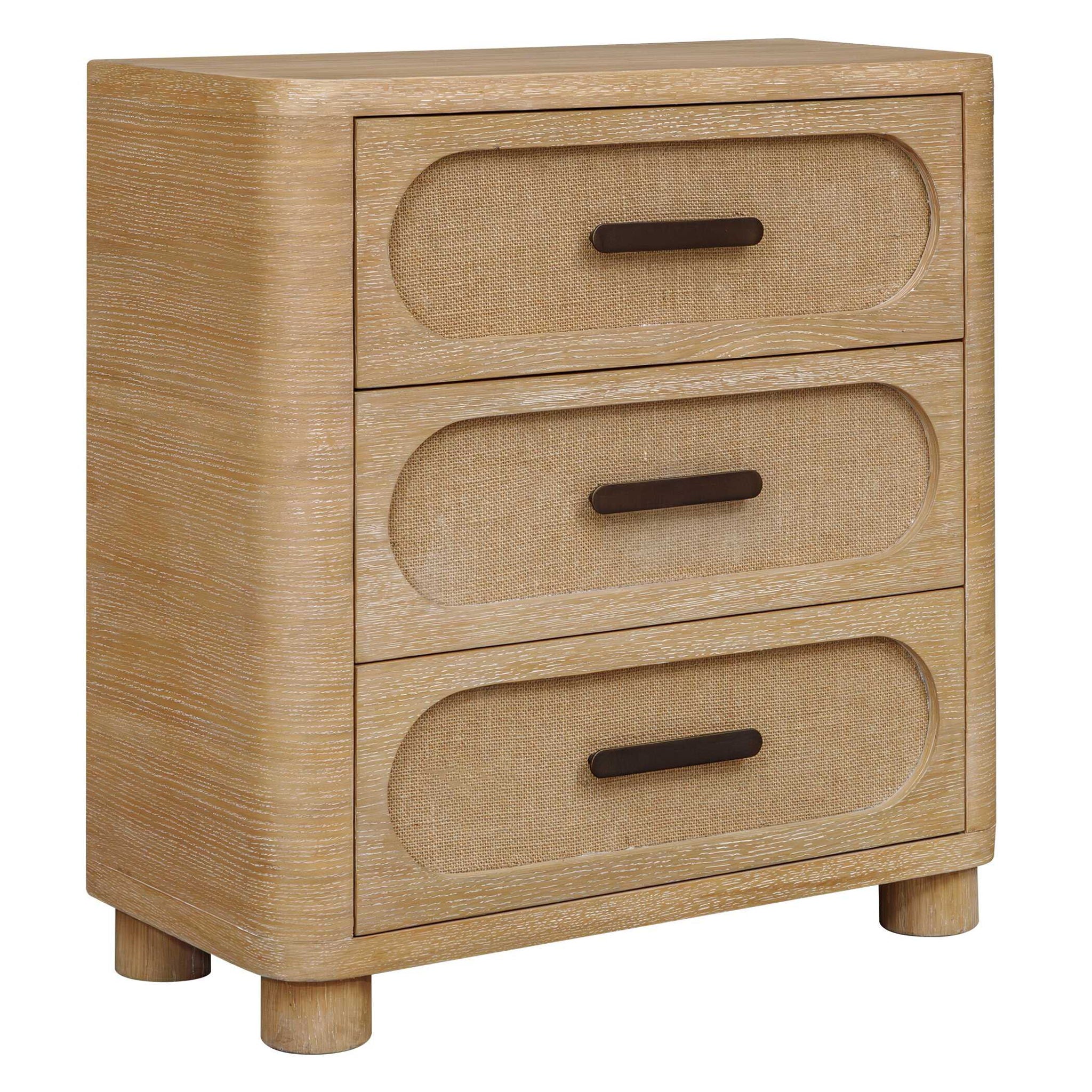 Scottie - 3 Drawer Chest - Natural Oak
