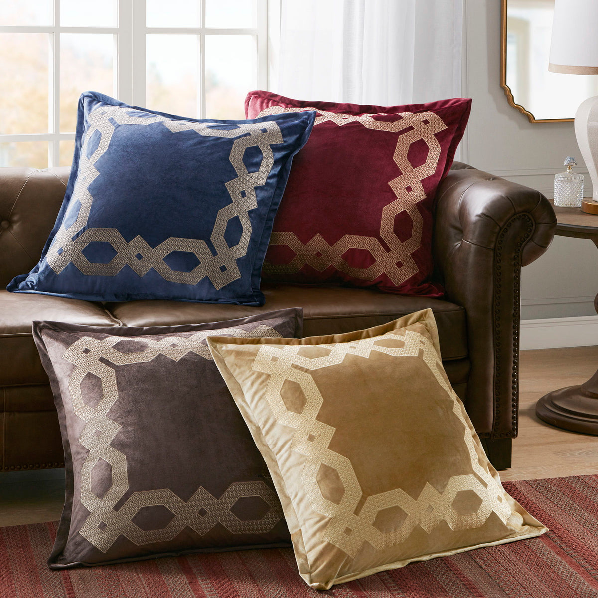 Clermont - European Pillow Sham - Navy