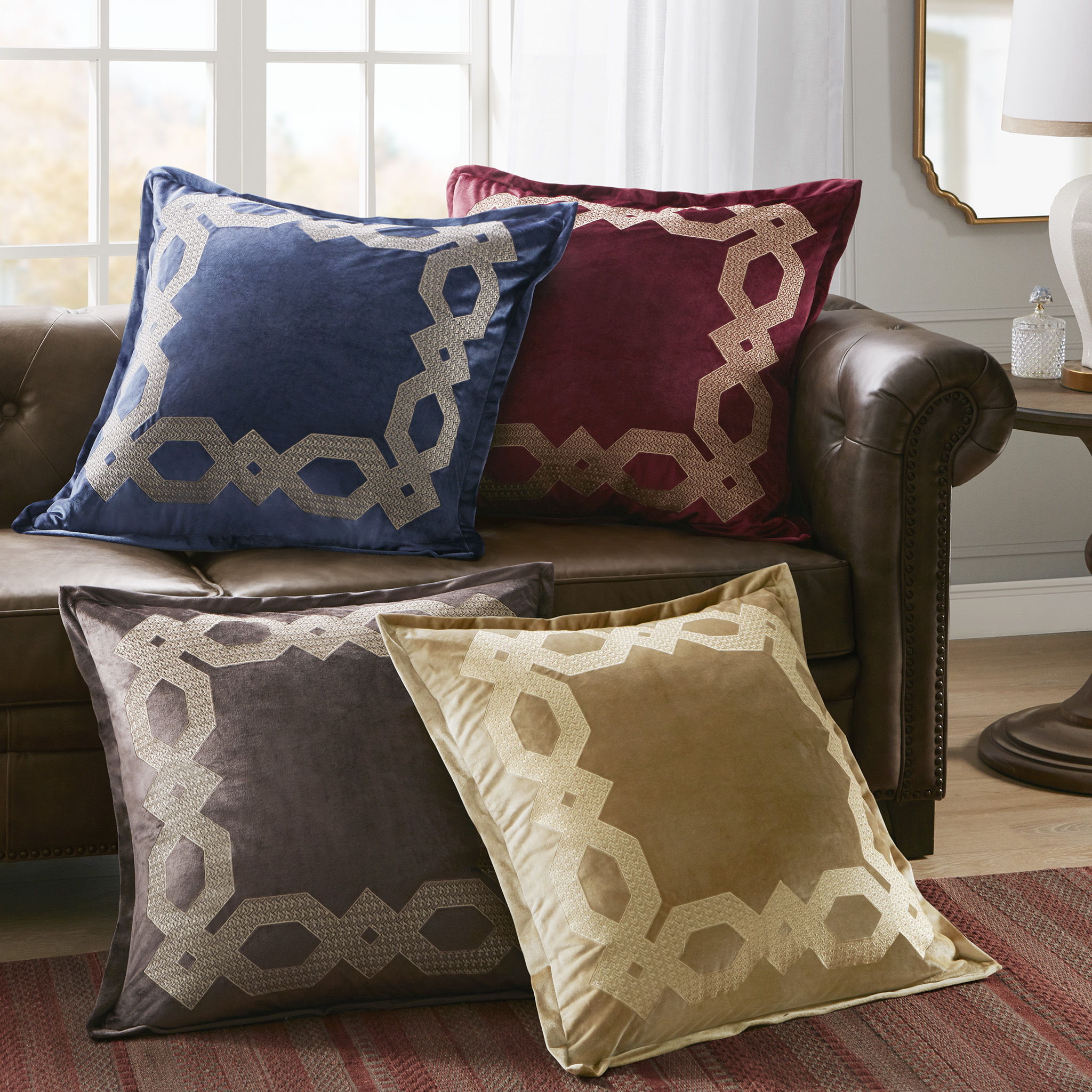 Clermont - European Pillow Sham - Gold