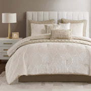Nocturne - Queen Comforter Set - Champagne