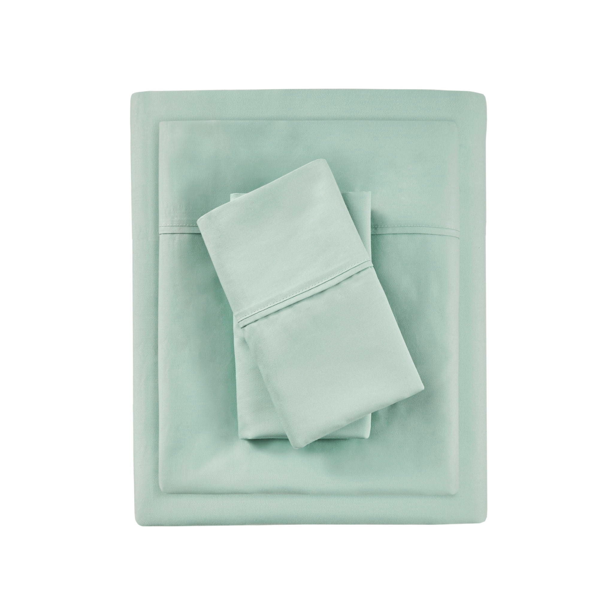 1000 Thread Count - California King HeiQ Smart Temperature Blend 4 Piece Sheet Set - Seafoam