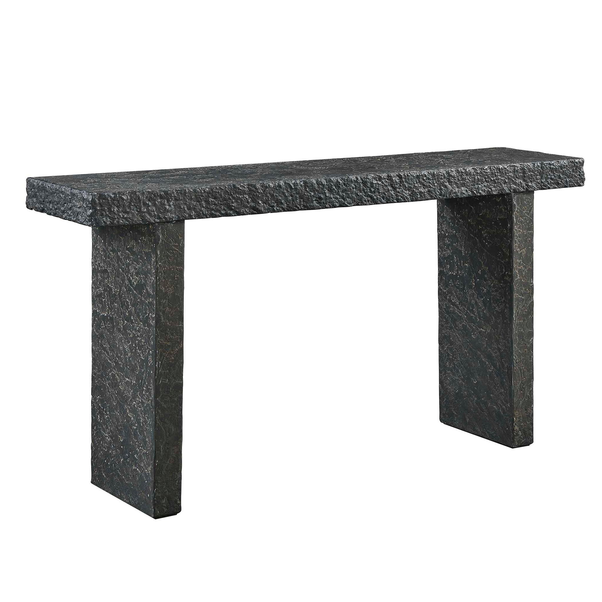 Hagan - Indoor-Outdoor Console Table - Slate