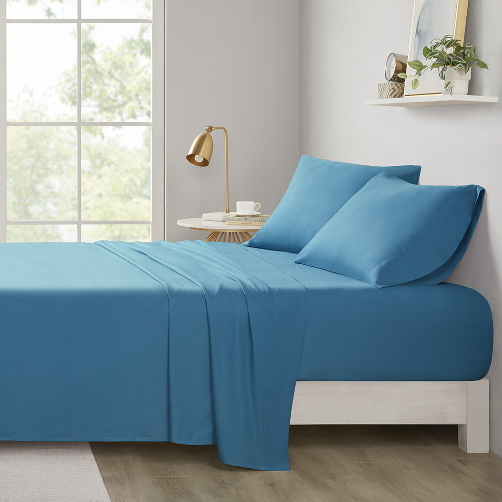 Microfiber - Twin Long All Season Wrinkle Free Sheet Set - Teal