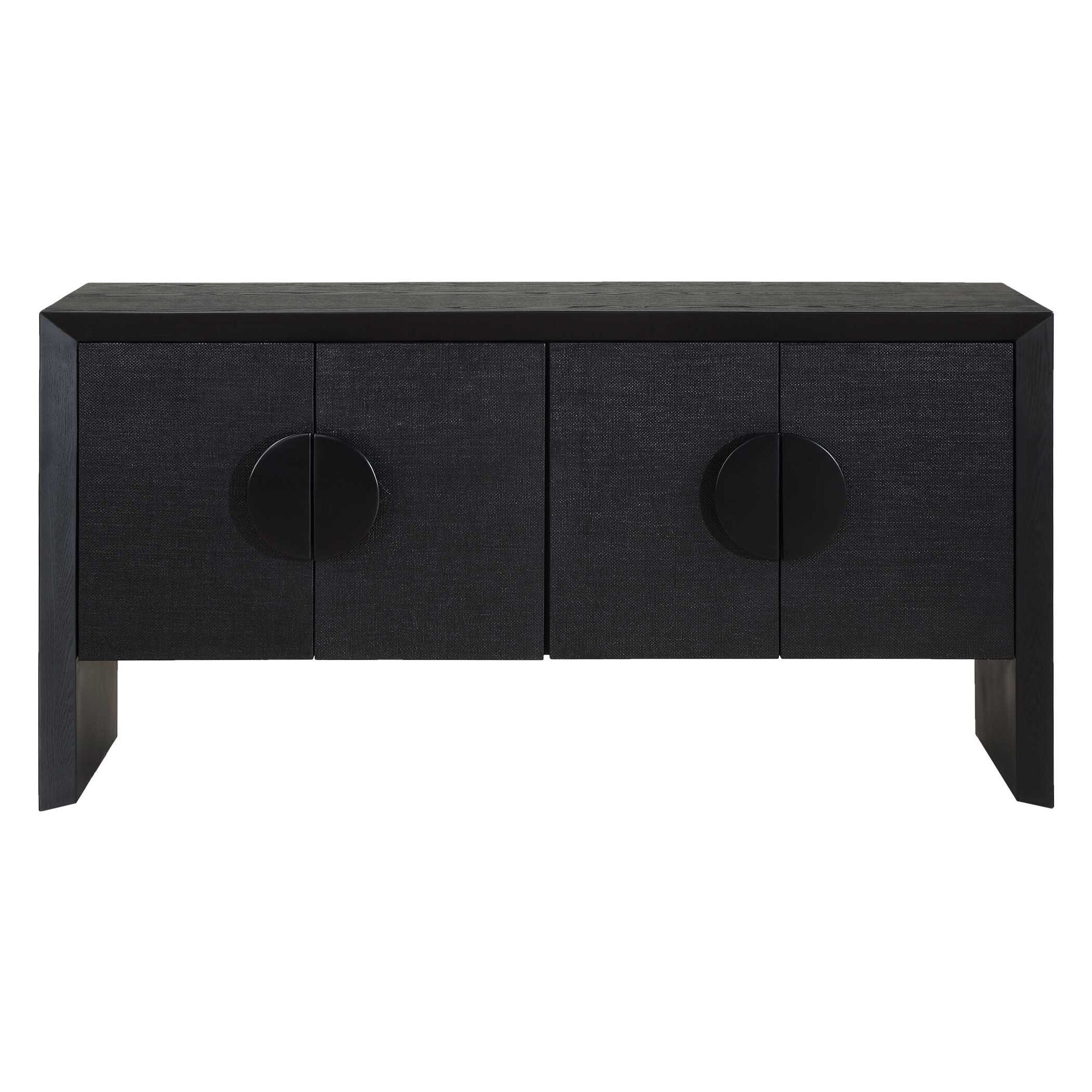 Williams - 4 Door Cabinet - Black