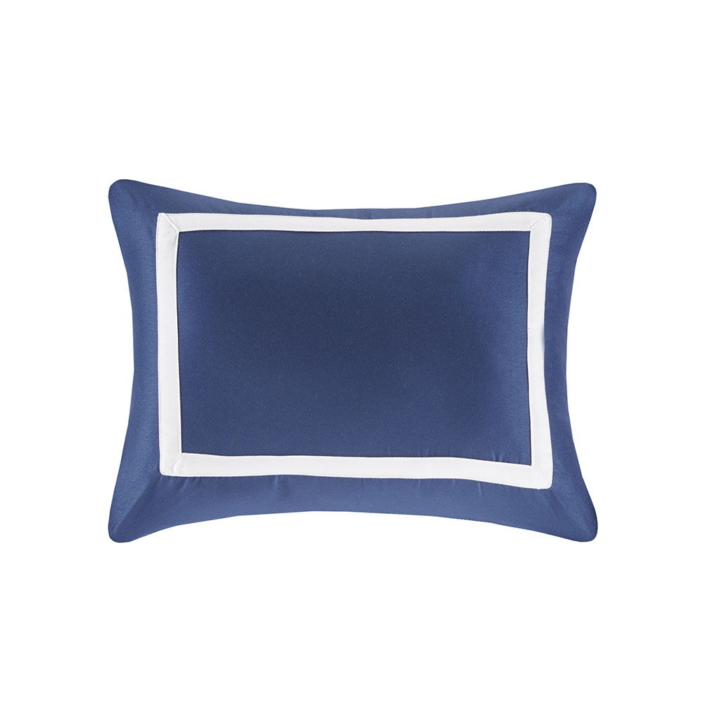 Heritage - King 8 Piece Comforter And Coverlet Set Collection - Navy