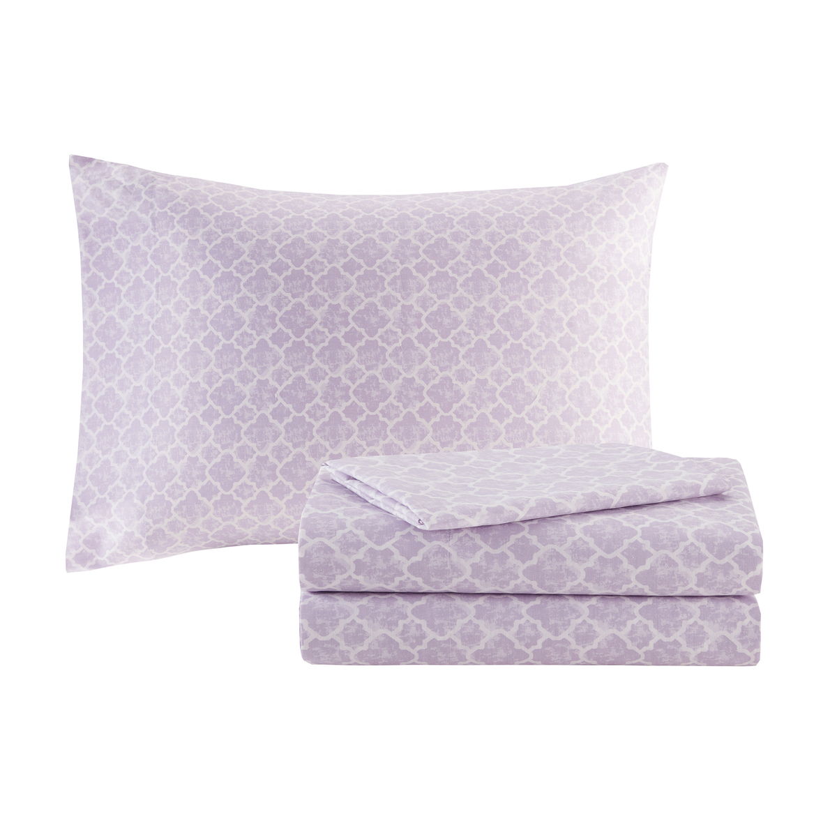Lafael - King Complete Comforter And Sheet Set - Purple