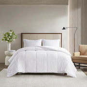 Winfield - King 300 Thread Count Percale Luxury Down Alternative Comforter - White