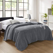 Dream Soft Heated - Twin Blanket - Gray