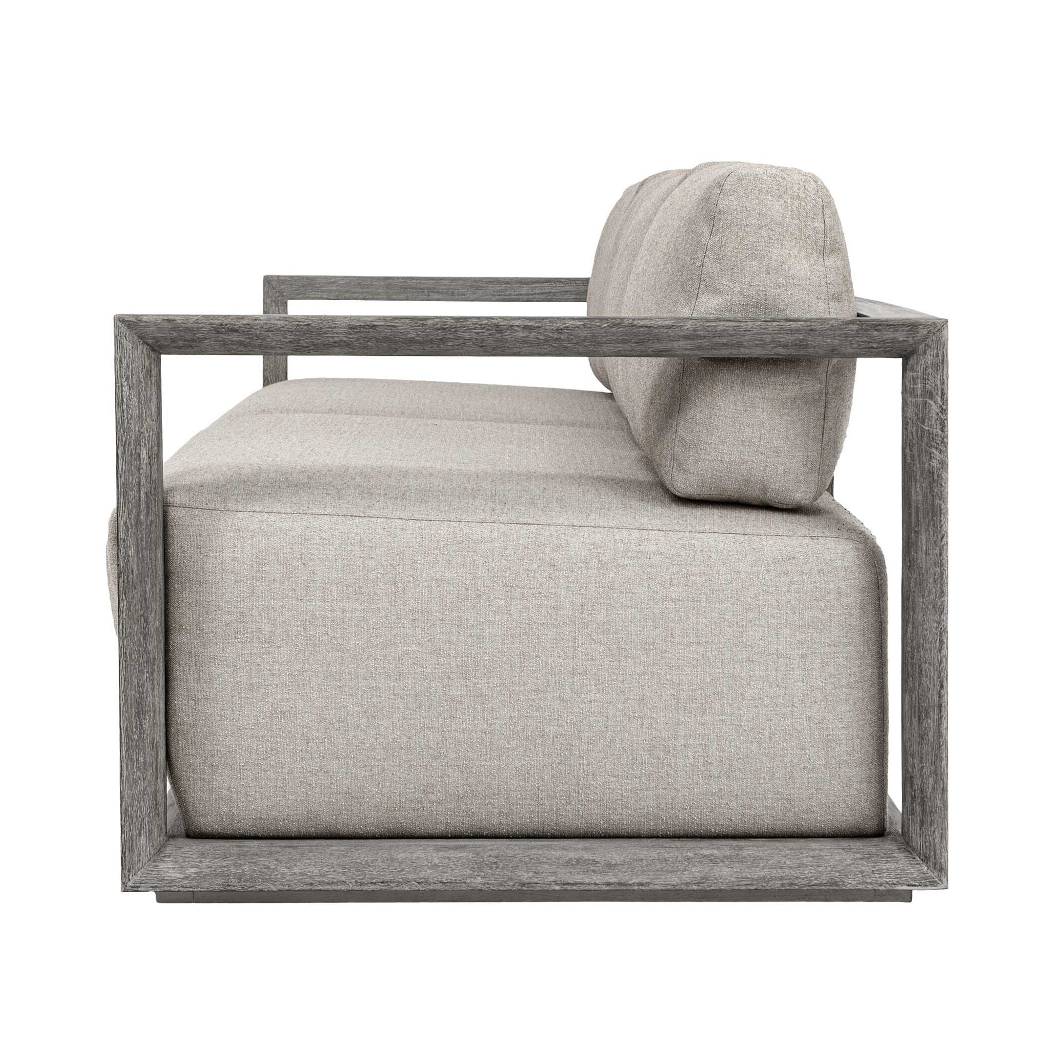 Remsen - Outdoor Large Sofa - Weathered Gray / Dove