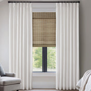 Emery - 40*84" 300GSM Poly Linen With 7 Pinch Pleat Per Piece - White