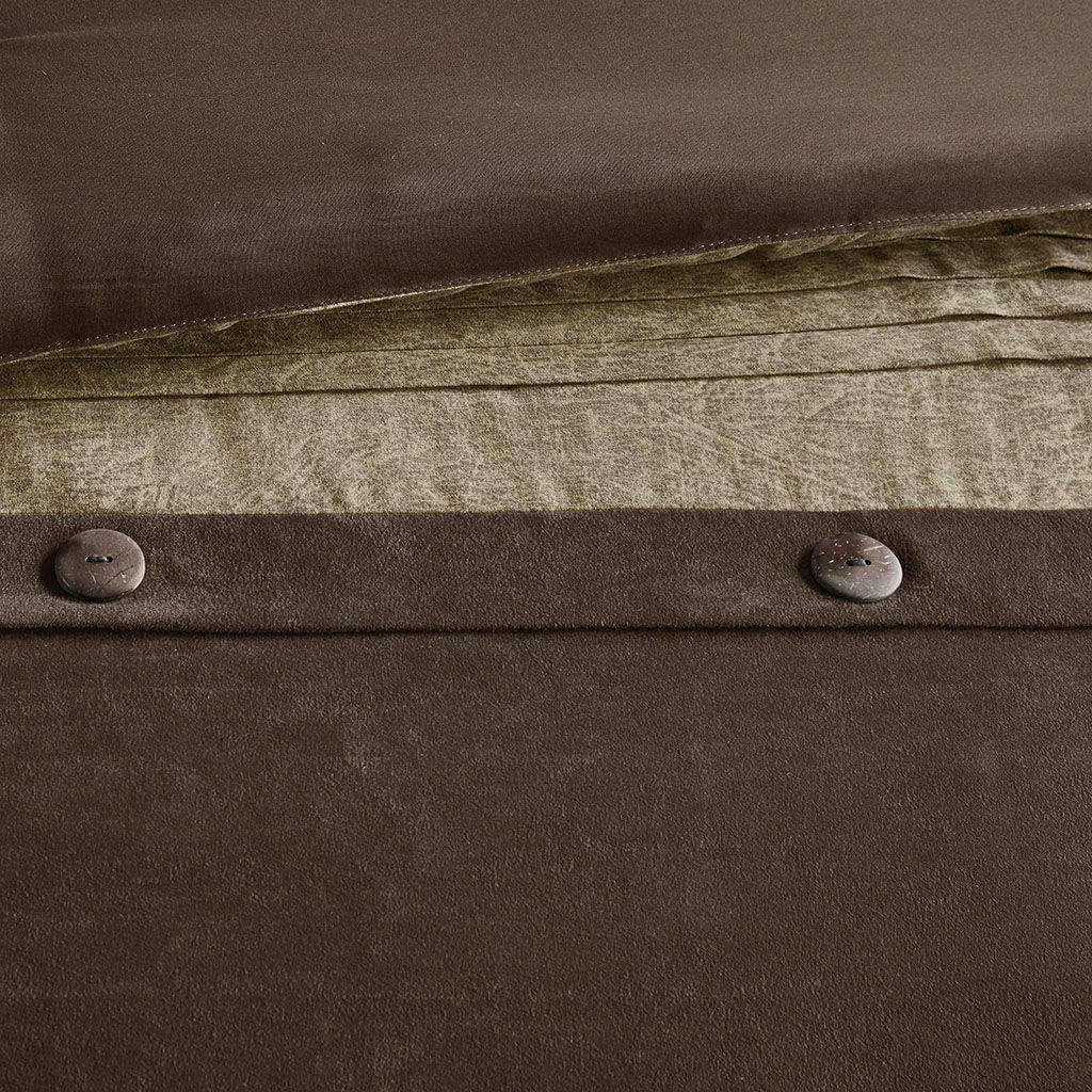 Boone - 7 Piece Comforter Set - Brown