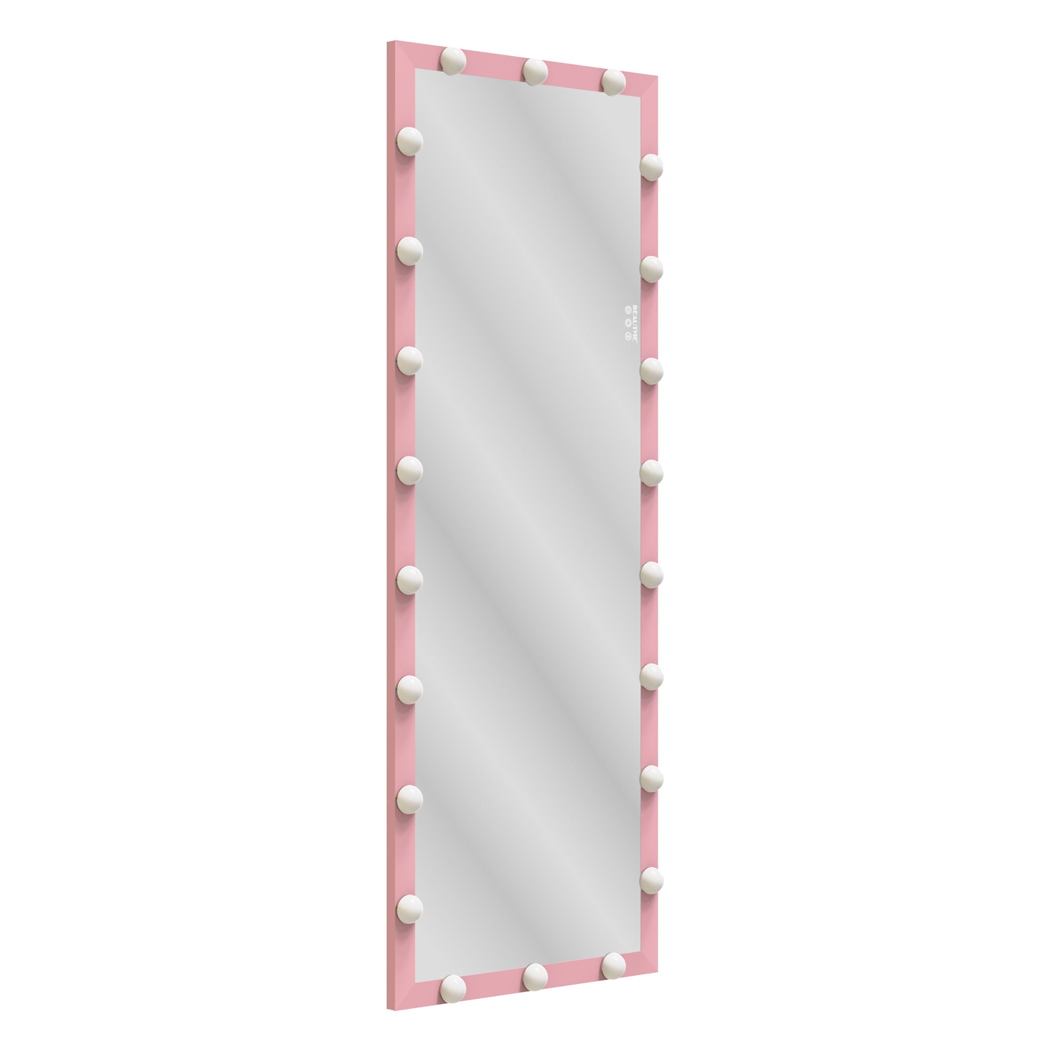 Full Length Mirror With Lights Full Body Vanity Mirror With 3 Color Modes Lighted Standing Floor Mirror For Dressing Room Bedroom Wall Mounted Touch Control