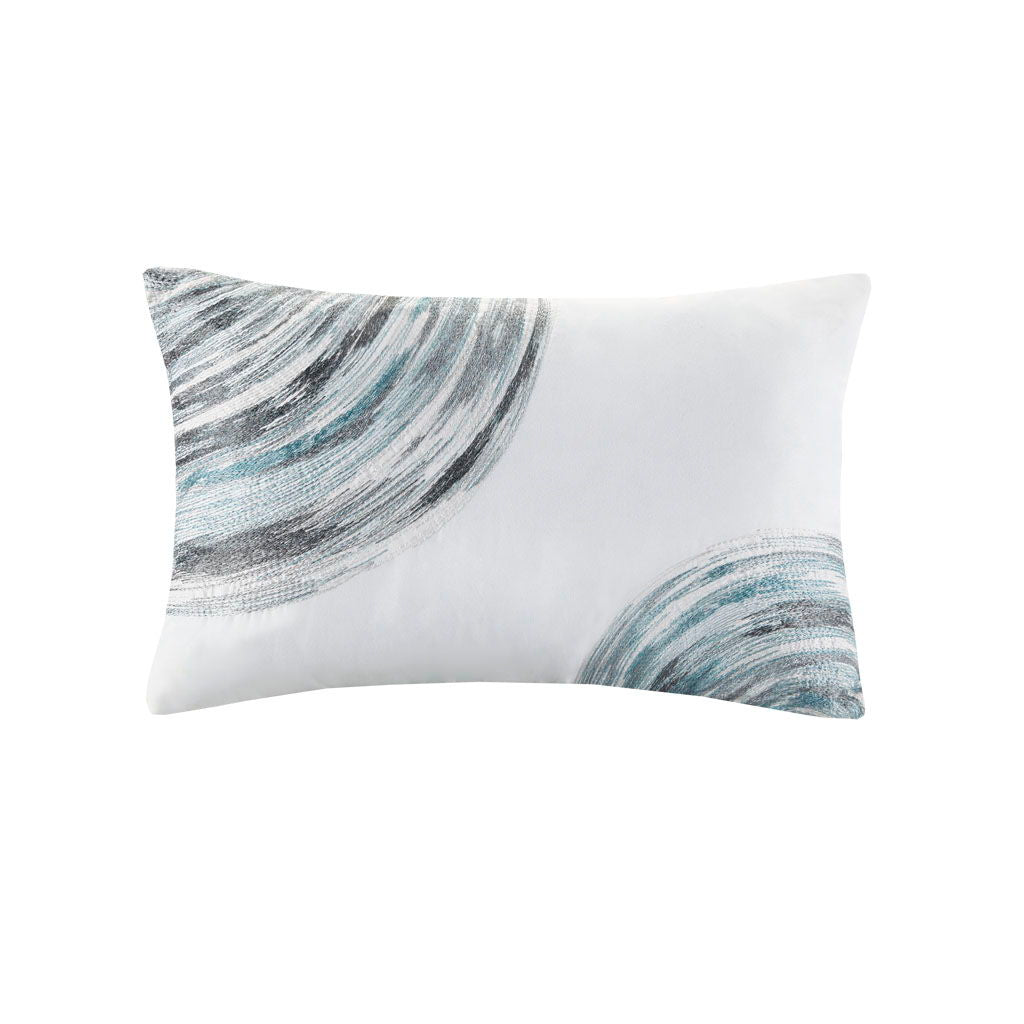 Saben - Complete Reversible Coverlet And Sheet Set - Aqua