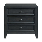 3 Drawer Nightstand With USB Charging Port
