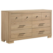 Merritt - 6 Drawer Dresser Cabinet - Light Oak