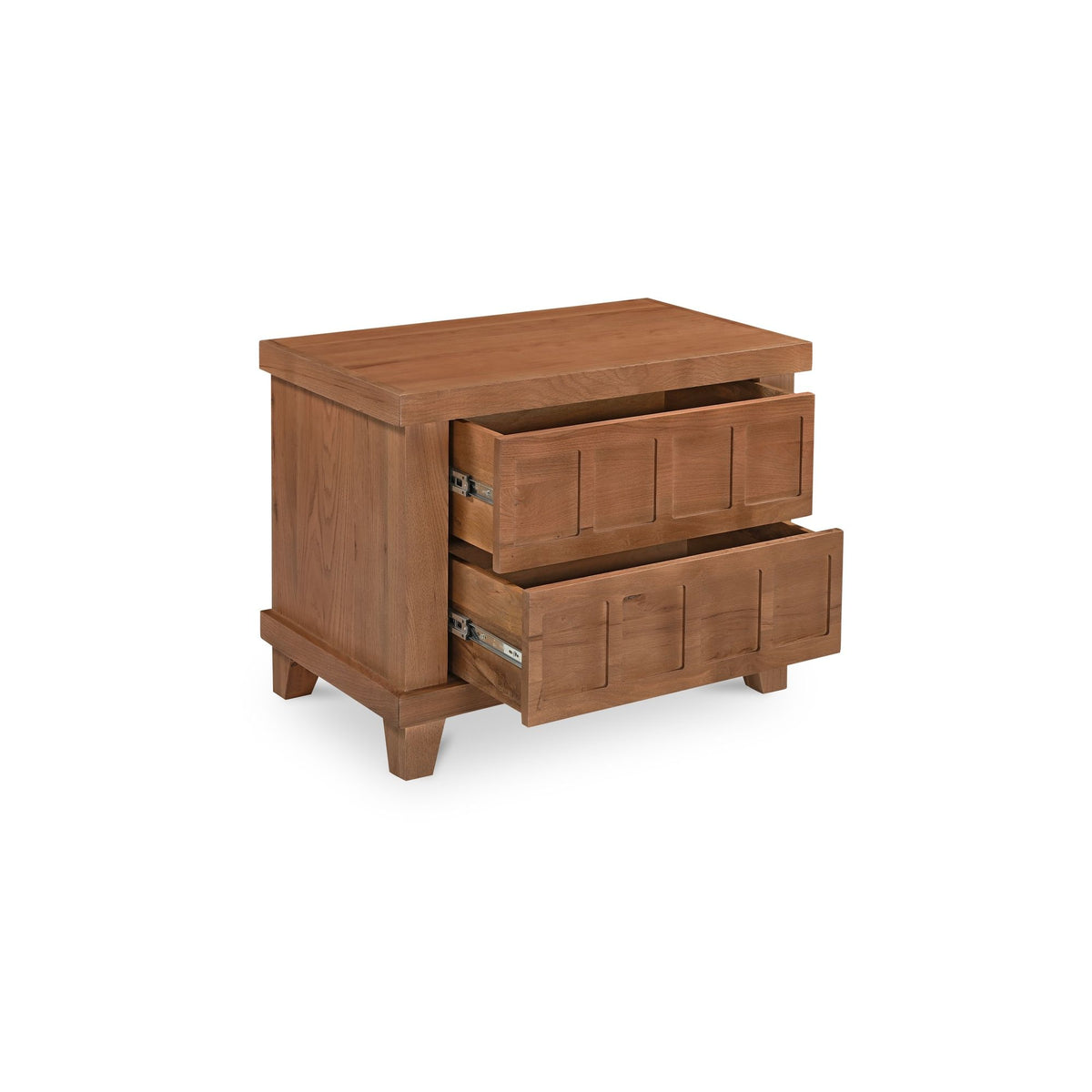 Enya - Nightstand - Red / Oak