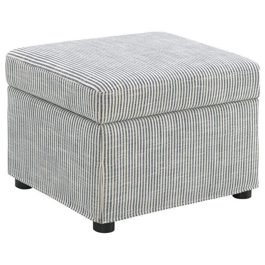 Winter - Upholstered Hydraulic Lift Top Storage Ottoman