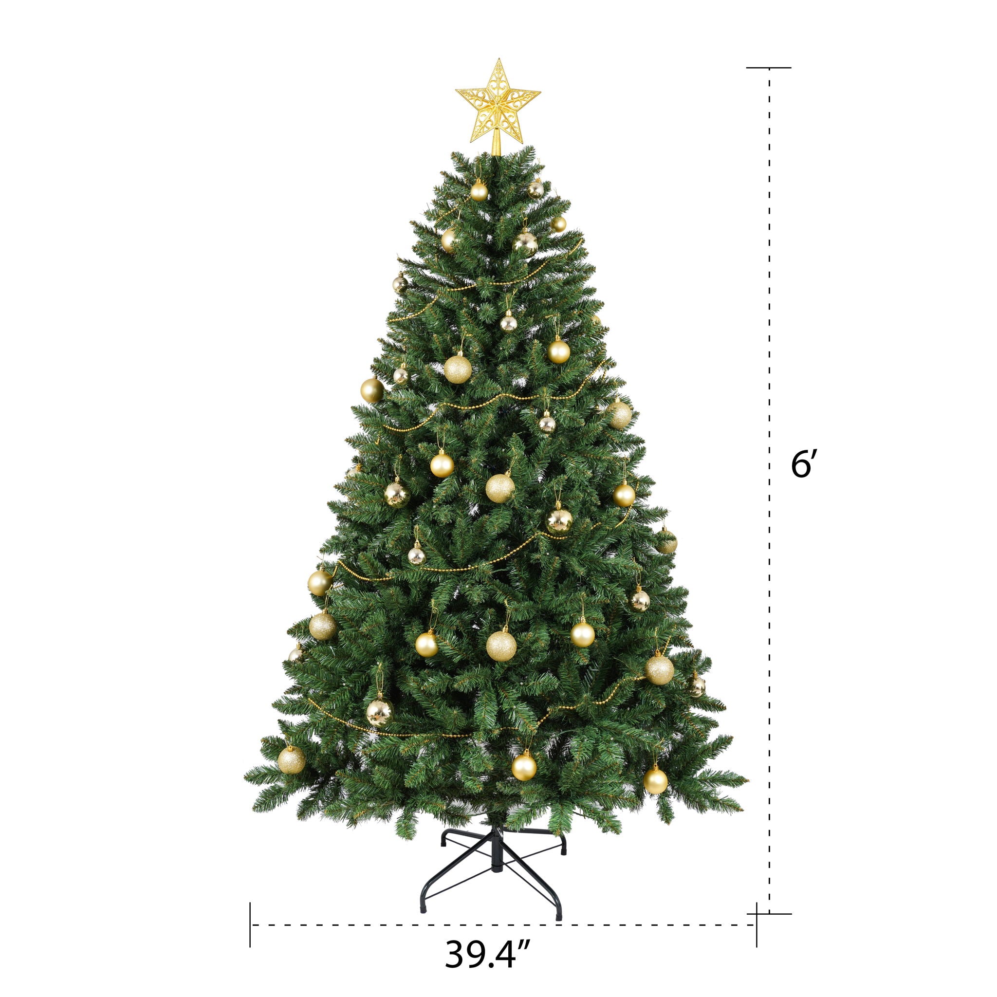 Christmas Tree With Warm Leds