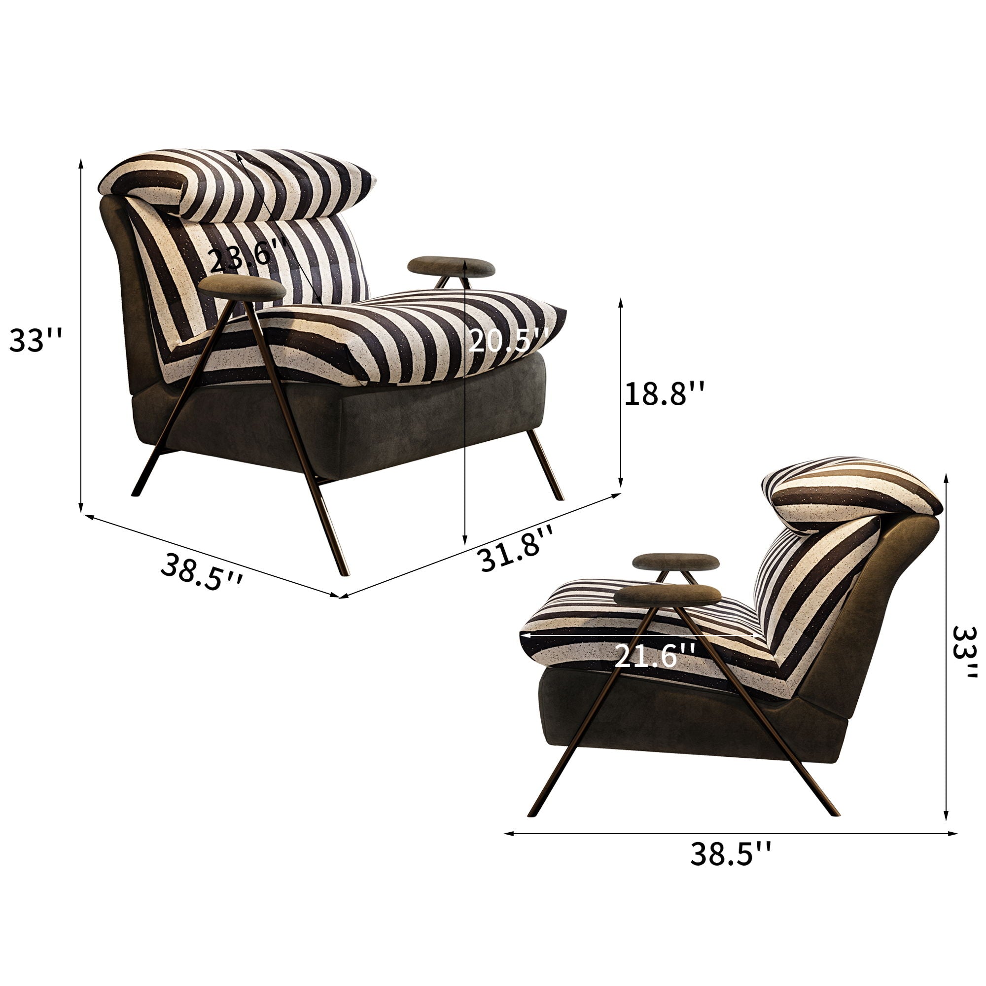 Ergonomic Single Chair