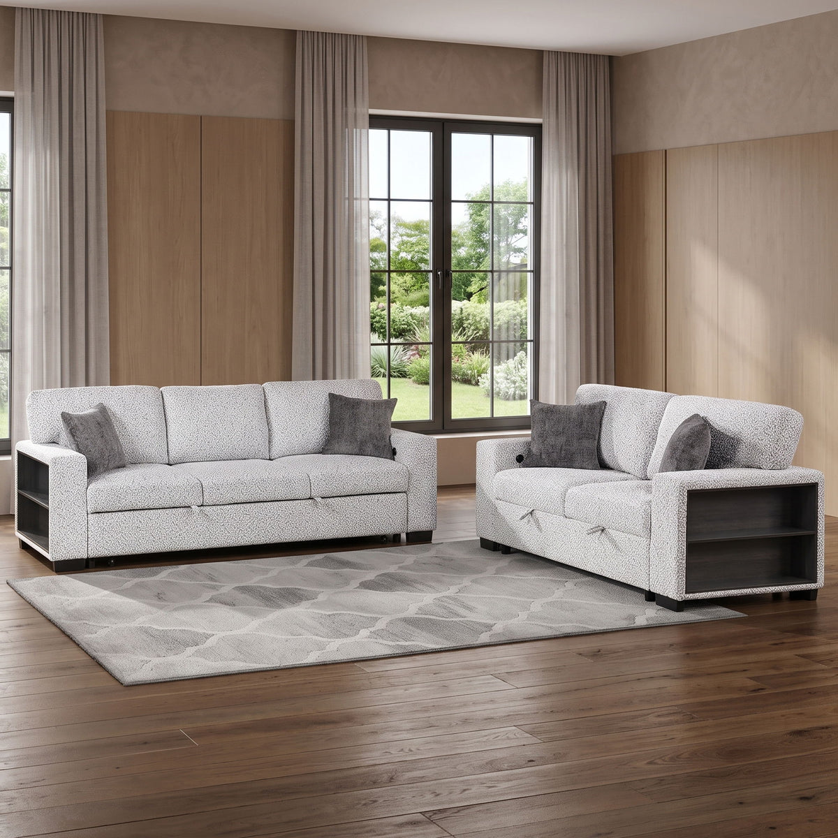 Prato - Living Room Set With Storage