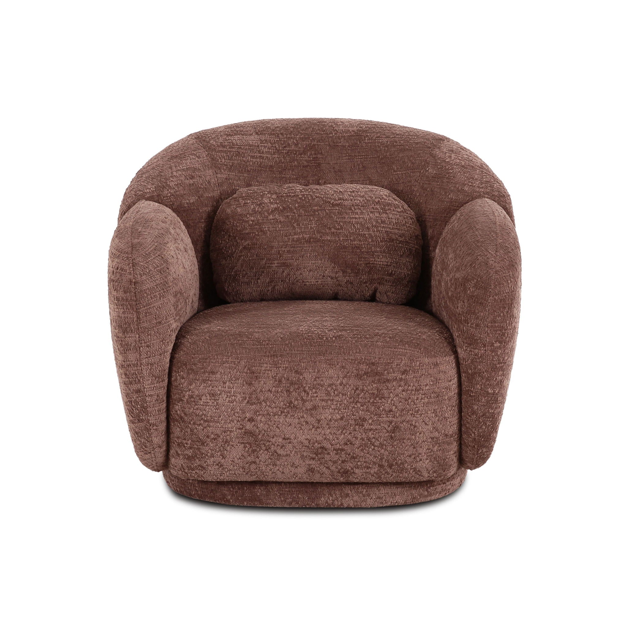 Misty - Knubby Fabric Accent Chair