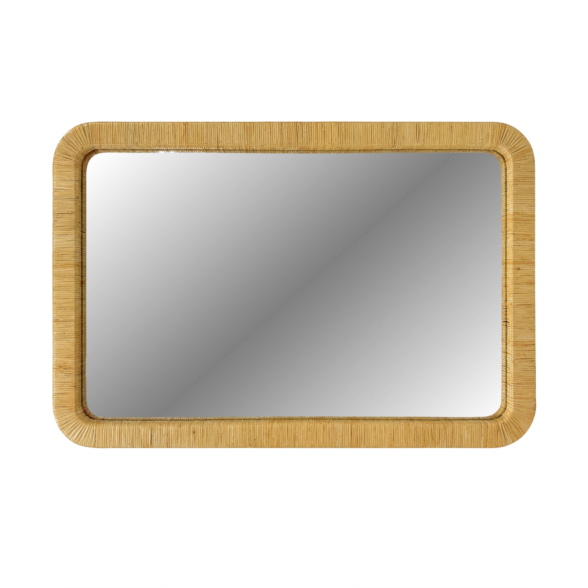 Nova - Natural Rattan Rectangle Wall Mirror - Natural