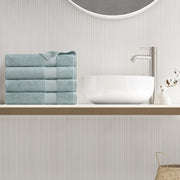 Premium Turkish Cotton 500GSM Plush Towel Set - Seafoam
