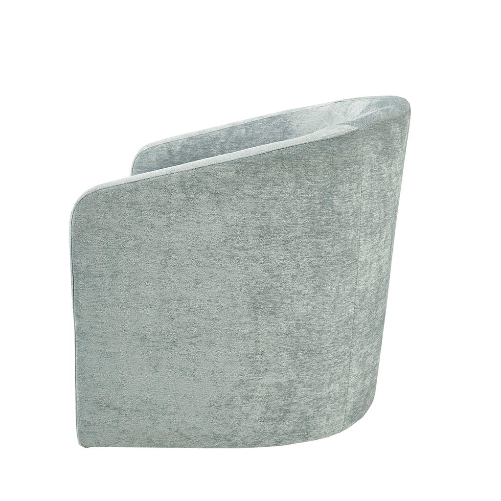 Amber - Swivel Chair - Light Blue