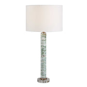 Jameis - Marbled Table Lamp - Green / White