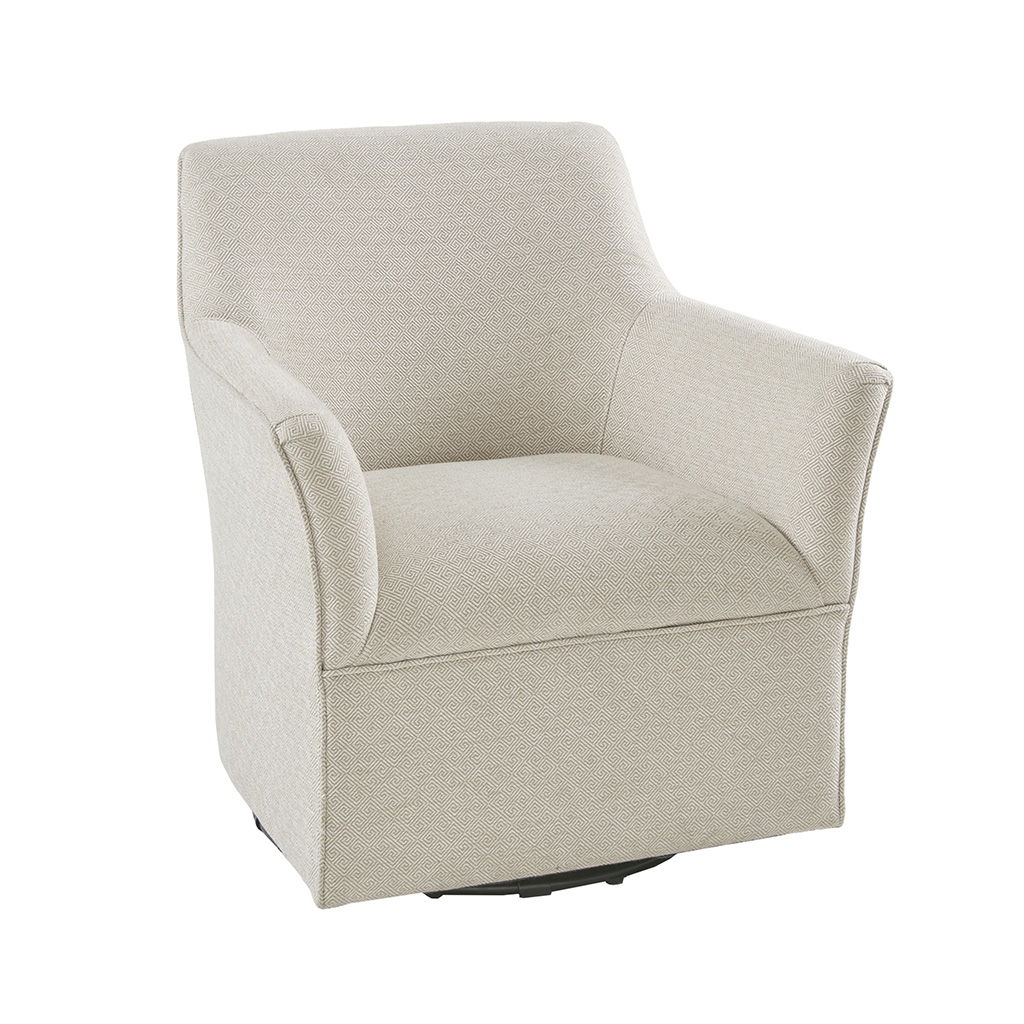 Augustine - Swivel Glider Chair - Cream