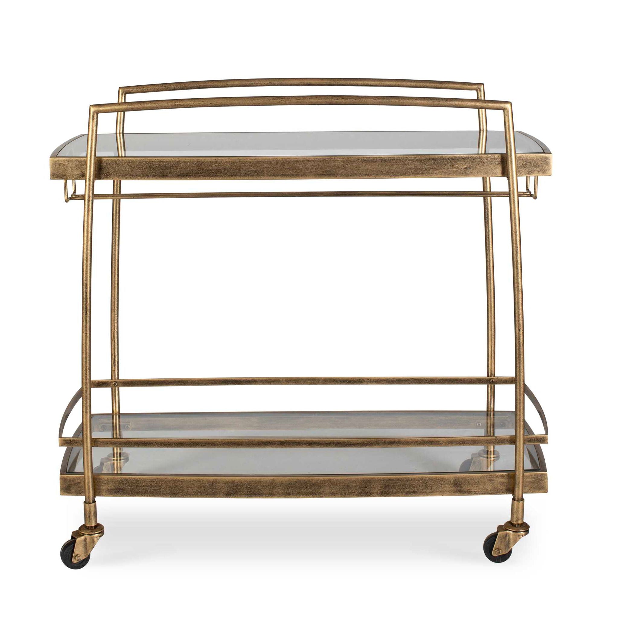 Scarritt - Bar Cart - Antique Brass