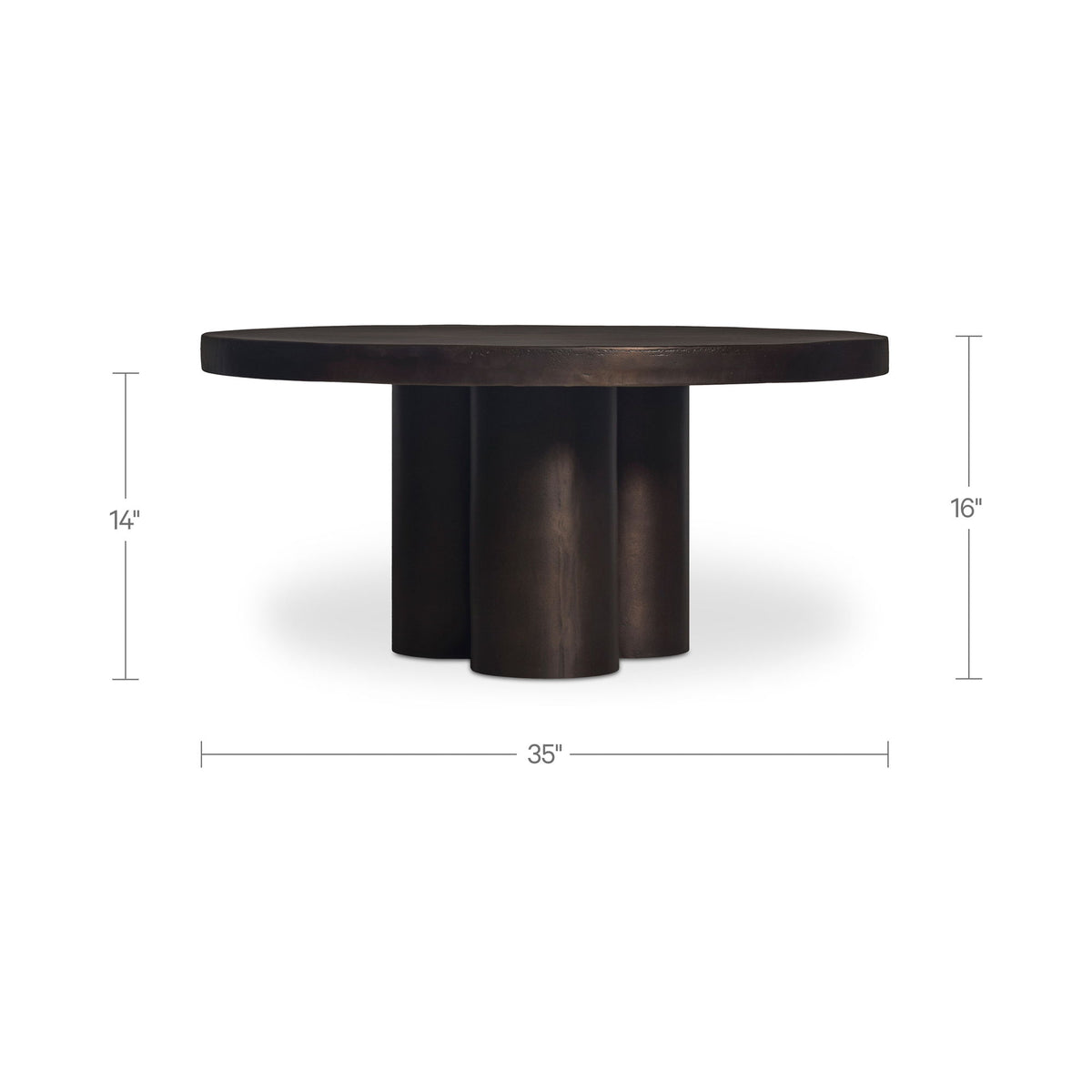 Logan - Outdoor Coffee Table - Black