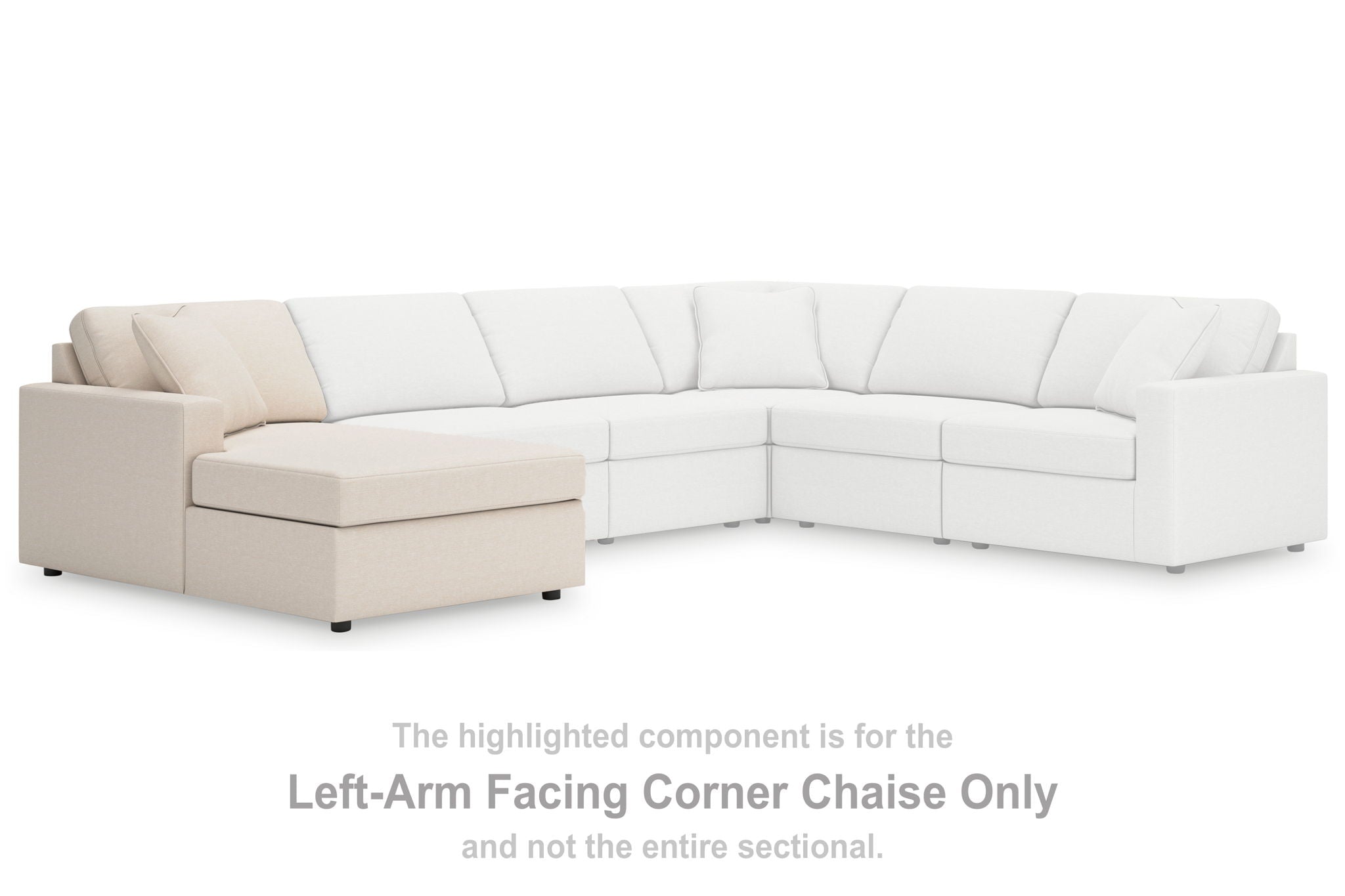 Modmax - U-Shaped Sectional - Oyster